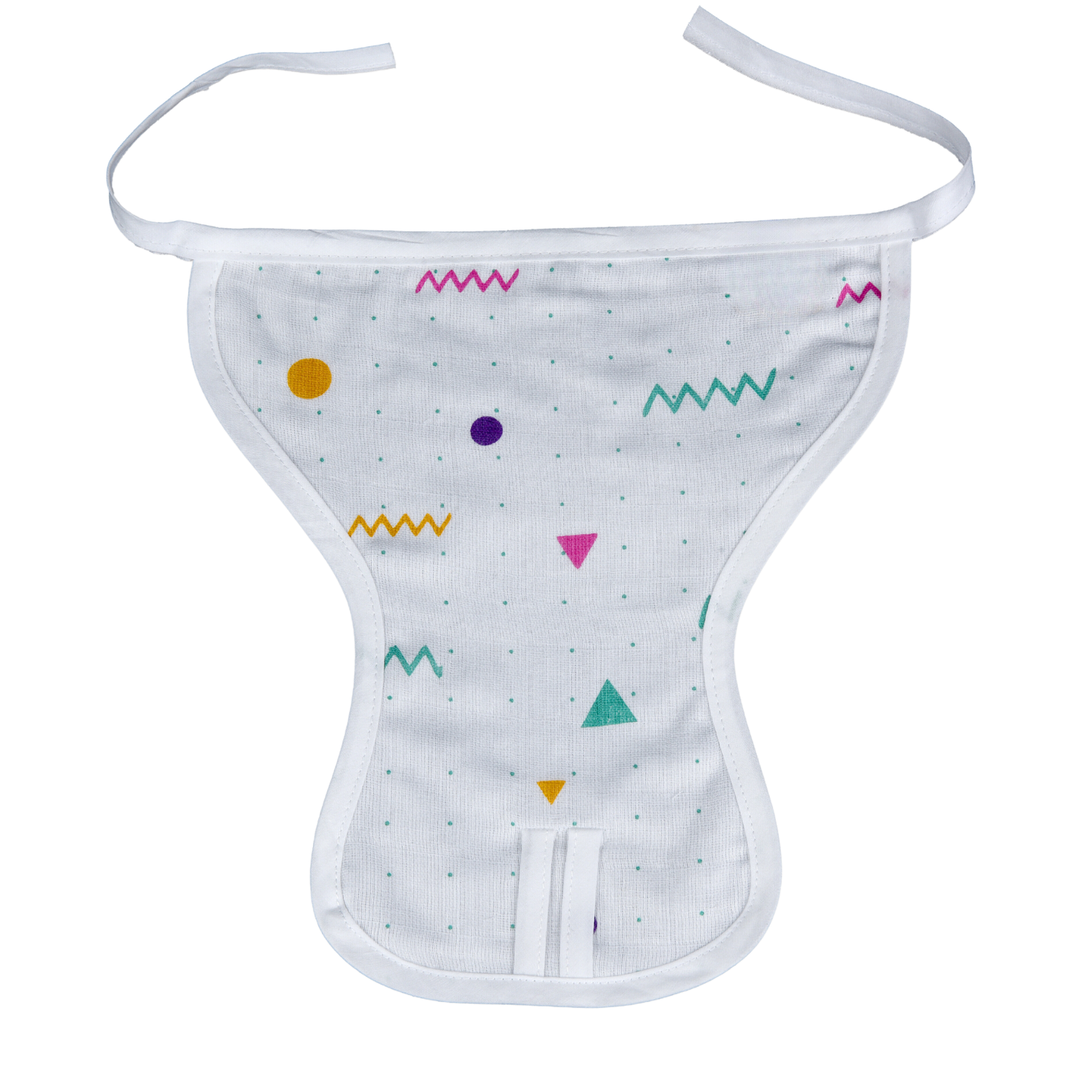 Dots And Triangle Nappy Muslin